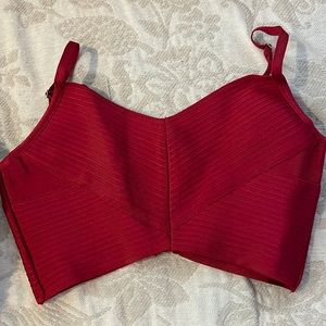 Super down cropped top